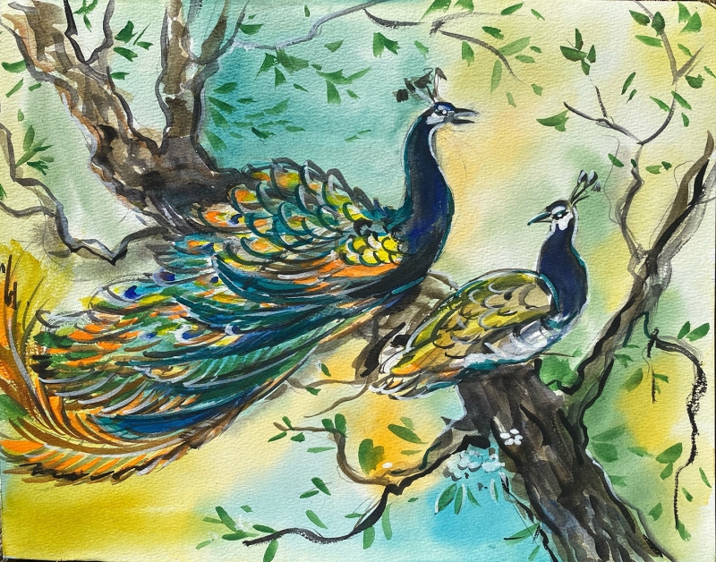 Love song by artist Anastasia Shimanskaya